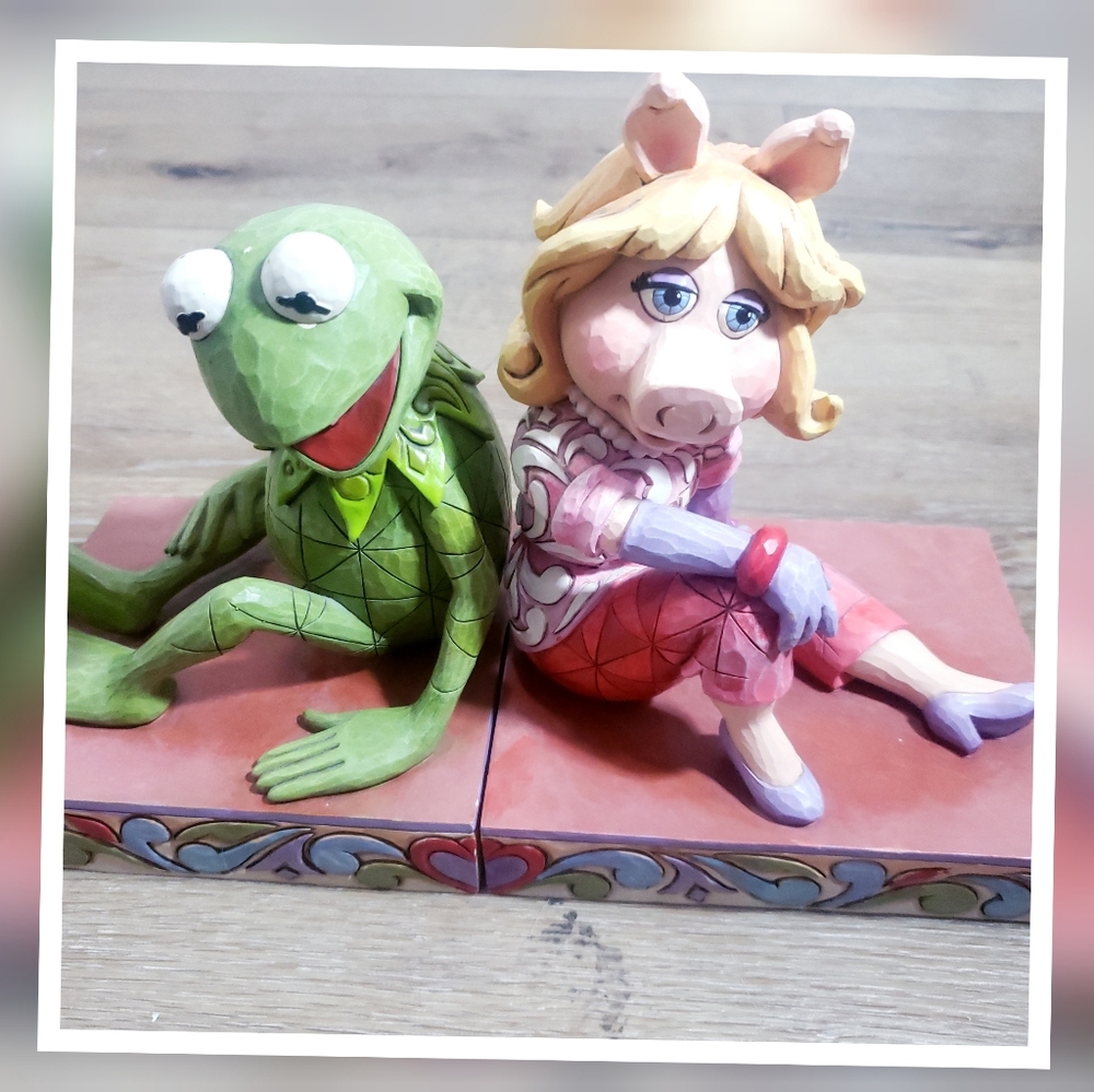 Kermit and Mrs Piggy Book Ends